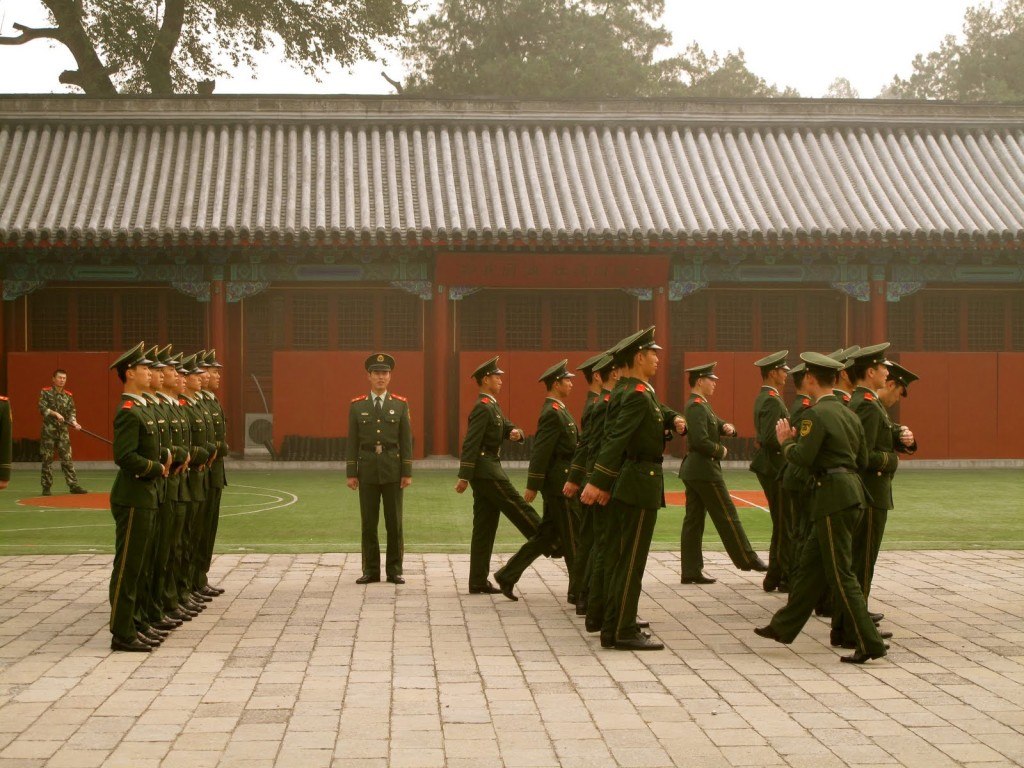 Soldiers in Beijing 4