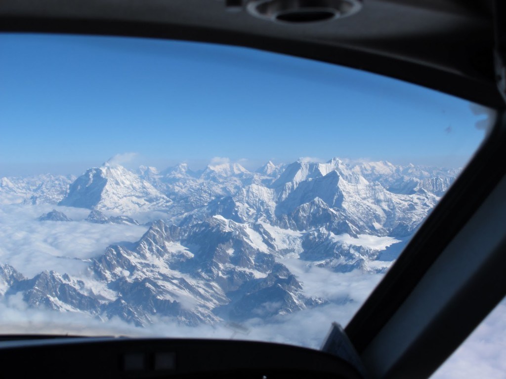 Flying over Everest 1