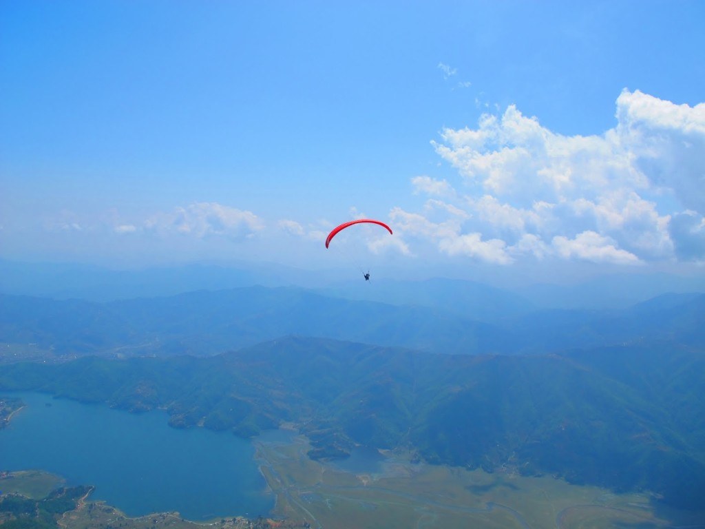 Paragliding in Pokhara 10