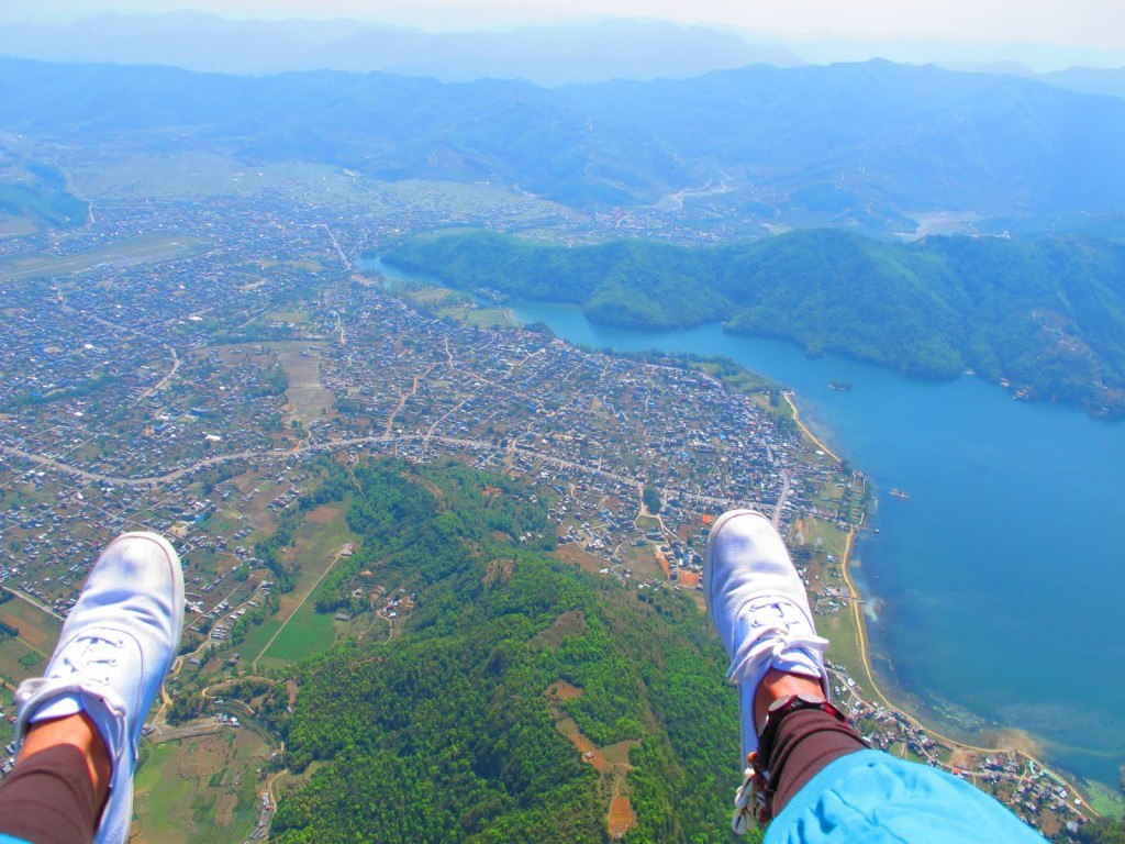 Paragliding in Pokhara 9