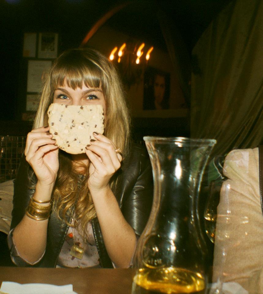 Brenna with cookie