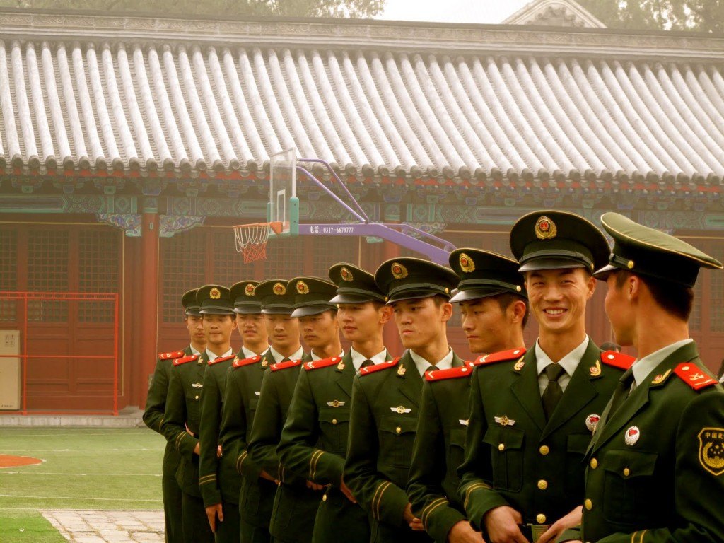 Soldiers in Beijing