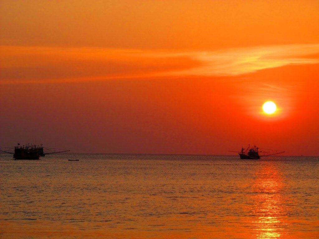 Sunset in Thailand