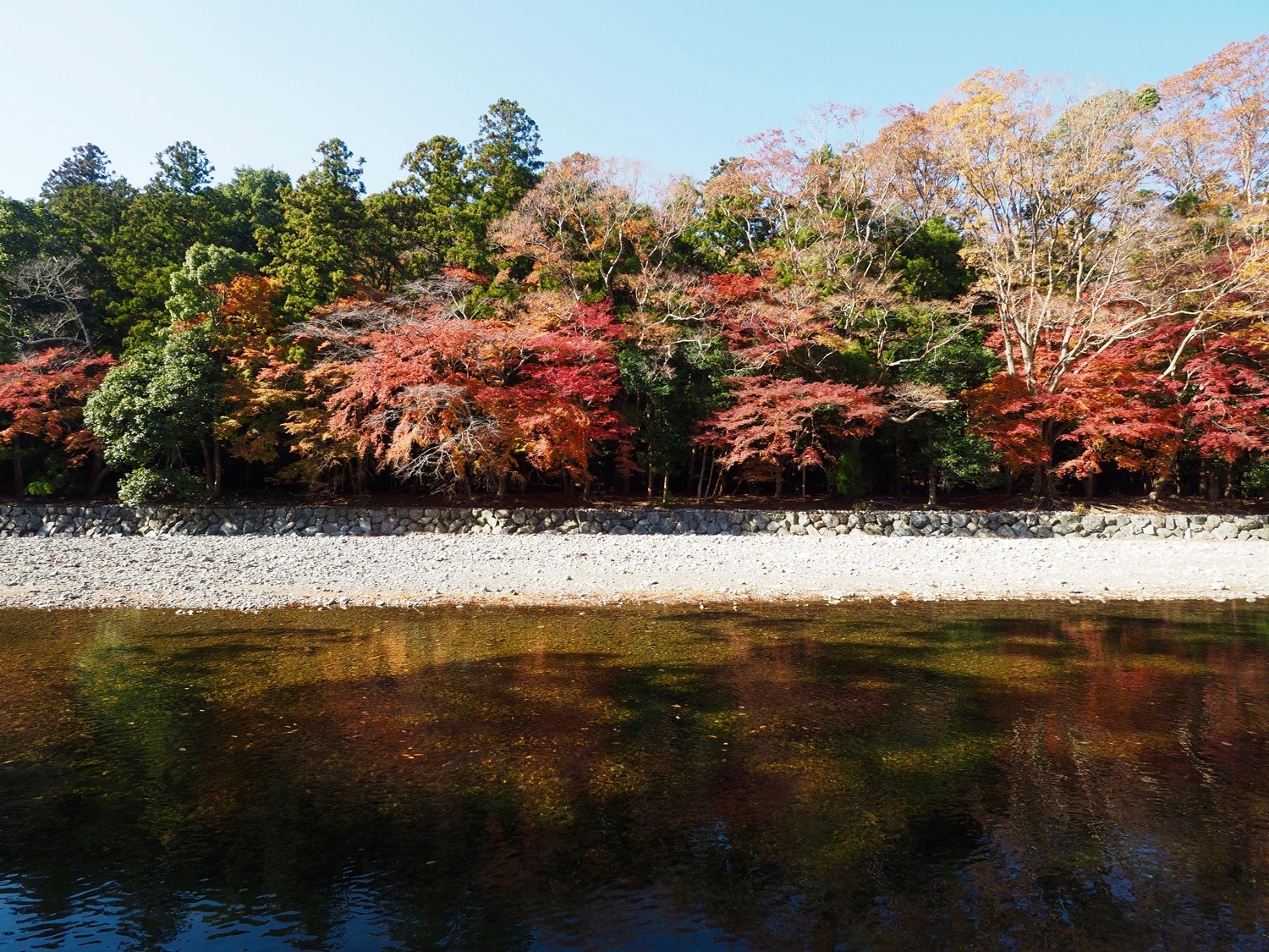 autumn colours in Ise Japan