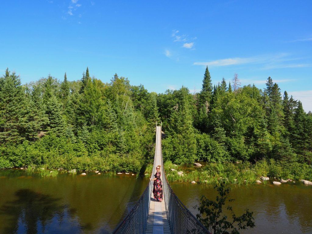 Pinawa Suspension Bridge