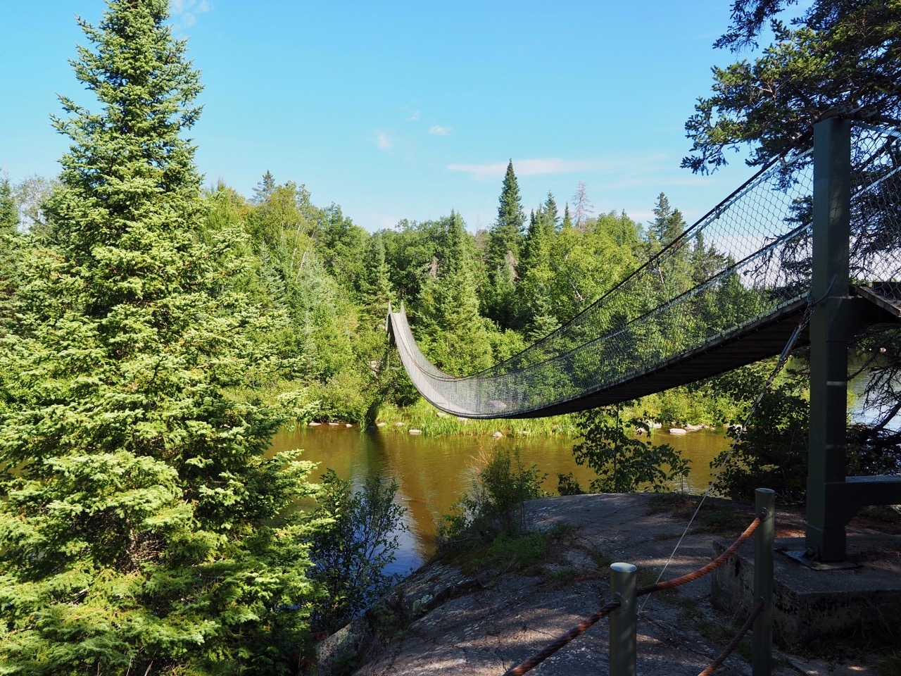 Pinawa Suspension Bridge