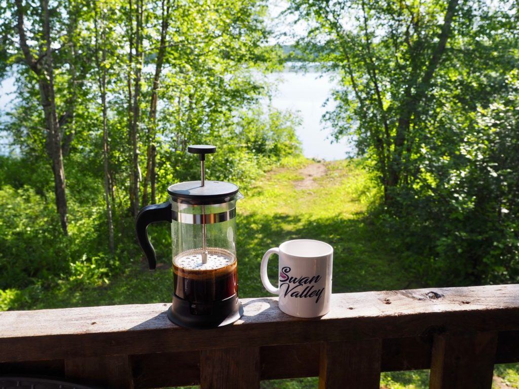 Coffee in Swan Valley Manitoba