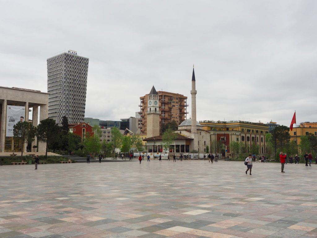 skanderberg square tirana albania