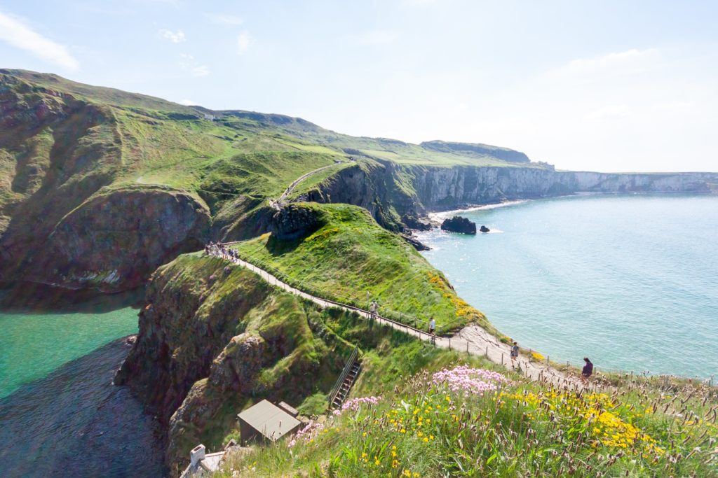 Northern Ireland Carrick a rede rope bridge