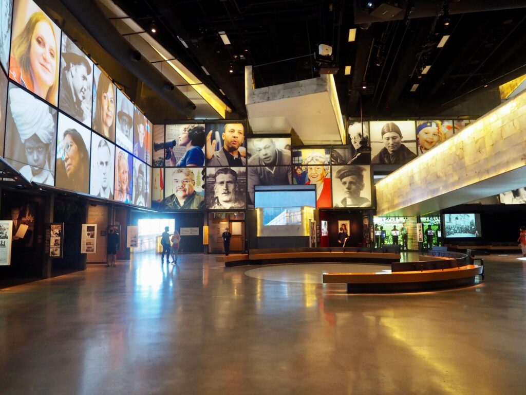 CMHR - inside the galleries