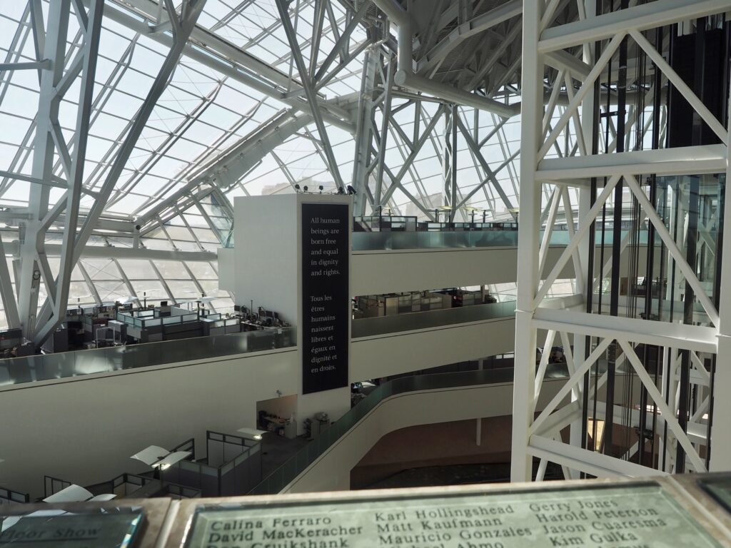 Inside the Canadian Museum for Human Rights