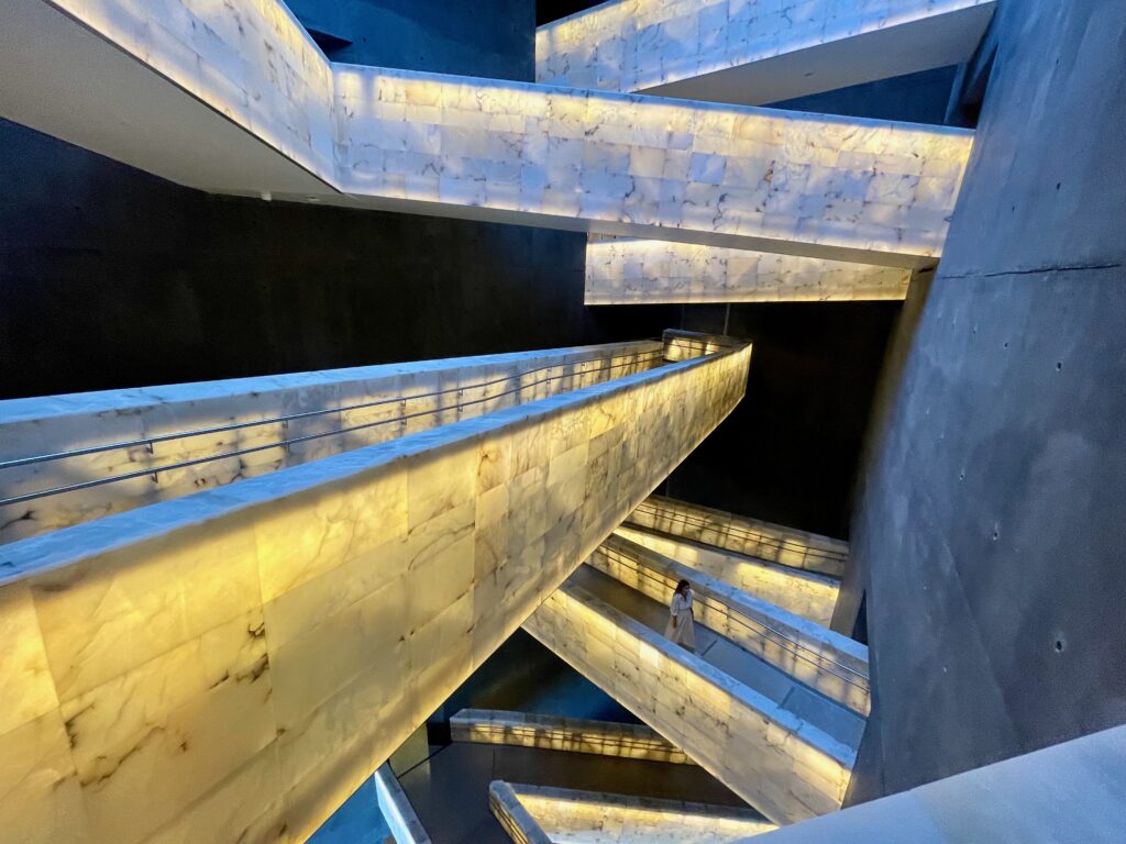 Walkways in Canadian Museum for Human Rights
