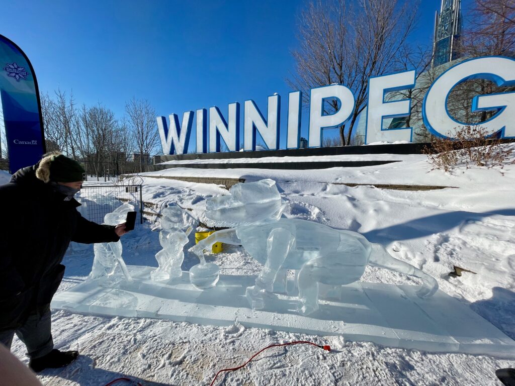 Winterlude Ice Carving Championship Manitoba